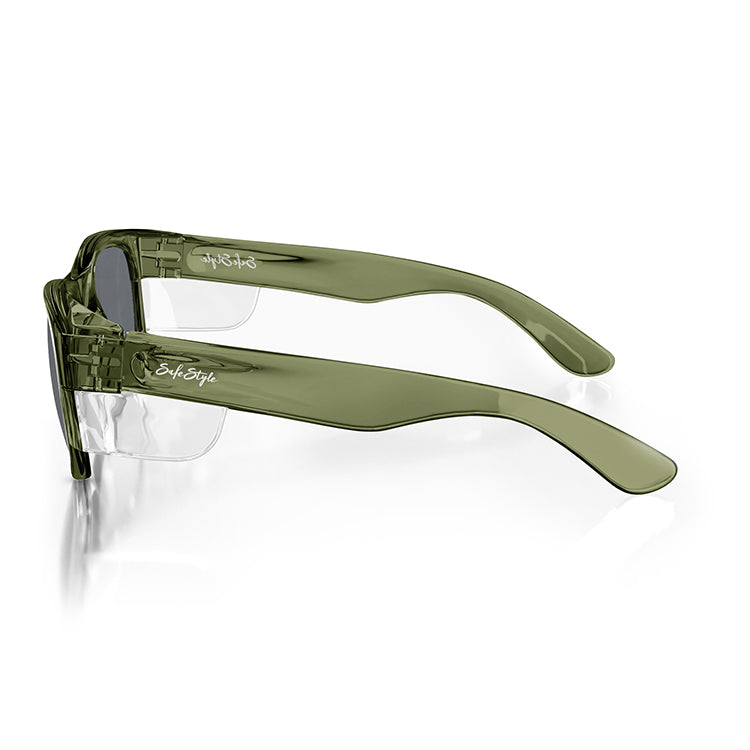Safe Style CGRP100 Classics Green Frame Polarised Safety Glasses