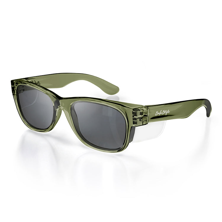 Safe Style CGRT100 Classics Green Frame /Tinted UV400 Safety Glasses
