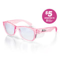Safe Style CPB100 Classics Pink Frame/Blue Light Blocking UV400 Safety Glasses