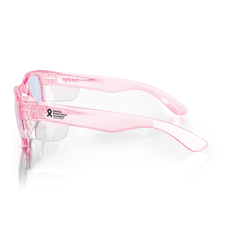 Safe Style CPB100 Classics Pink Frame/Blue Light Blocking UV400 Safety Glasses