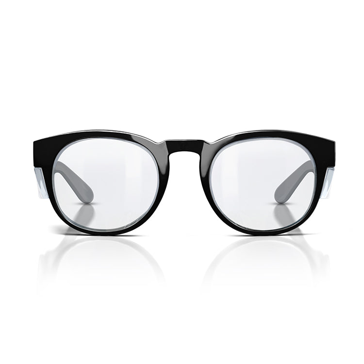 Safe Style CRBC100 Cruisers Black Frame/Clear UV400 Safety Glasses