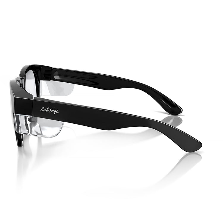 Safe Style CRBC100 Cruisers Black Frame/Clear UV400 Safety Glasses