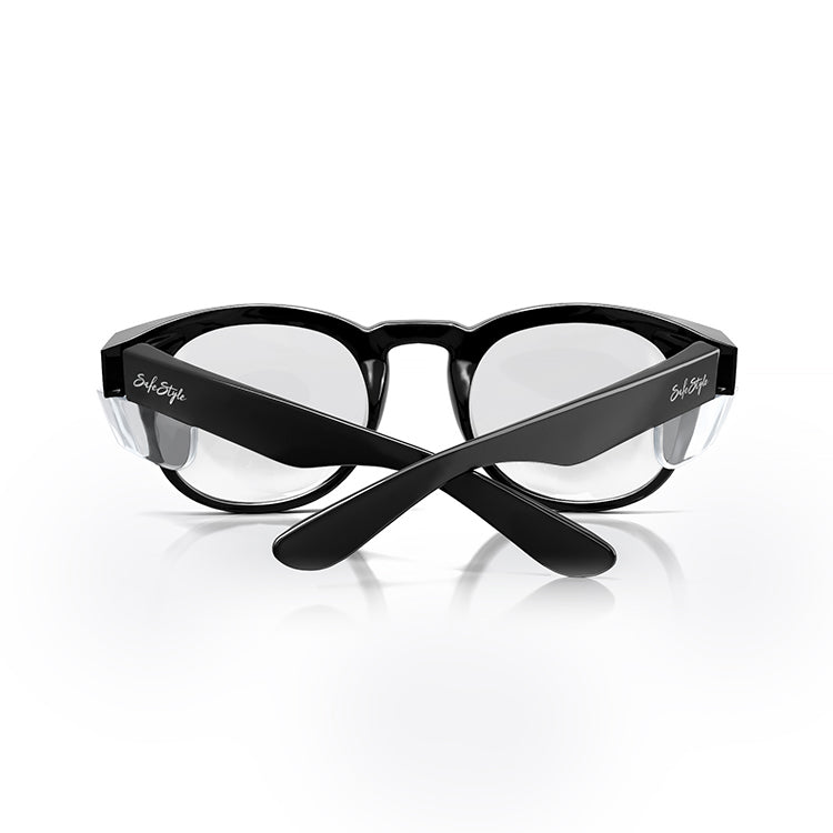 Safe Style CRBC100 Cruisers Black Frame/Clear UV400 Safety Glasses