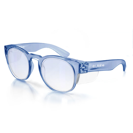 Safe Style CRBLB100 Cruisers Blue Frame /Blue Light Blocking UV400 Safety Glasses