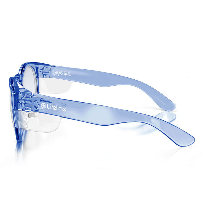 Safe Style CRBLB100 Cruisers Blue Frame /Blue Light Blocking UV400 Safety Glasses