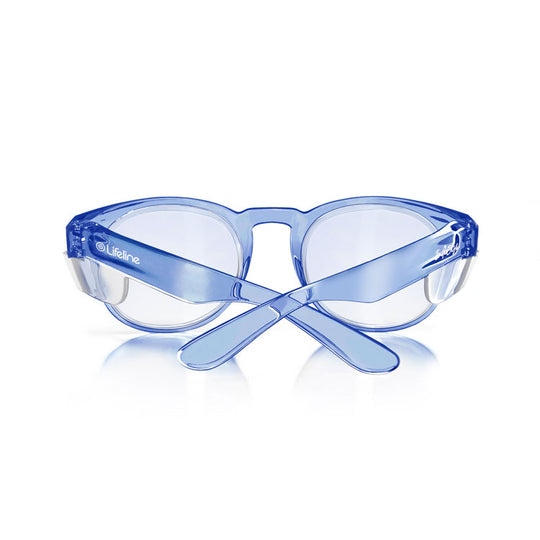 Safe Style CRBLB100 Cruisers Blue Frame /Blue Light Blocking UV400 Safety Glasses