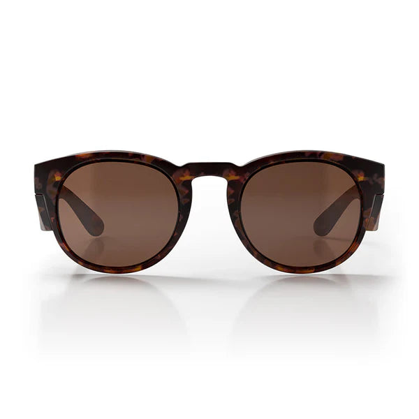 Safe Style CRMTBRP100 Cruiser Matte Tort Frame Brown Polarised Safety Glasses