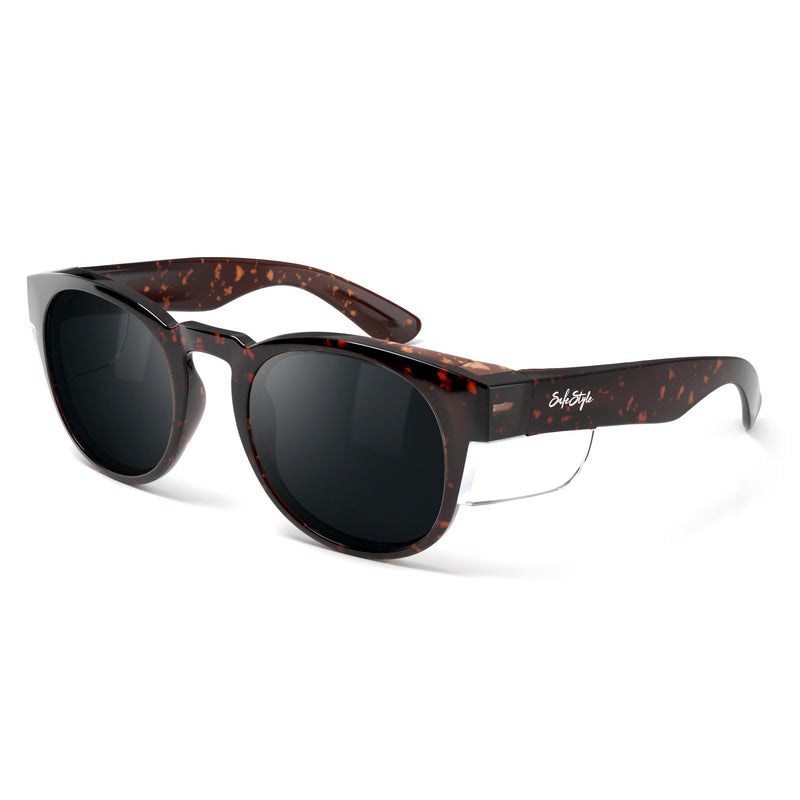 Safe Style CRTP100 Cruisers Brown Torts Frame /Polarised UV400 Safety Glasses