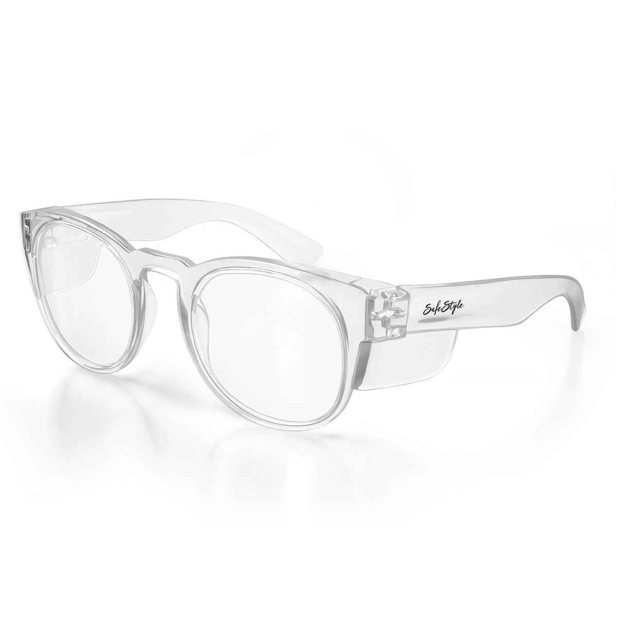 SafeStyle CRCC100 Cruisers Clear Frame Clear Safety Glasses