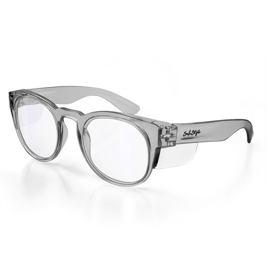 Safe Style CRGC100 Cruisers Graphite Frame/ Clear Safety Glasses