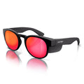 Safe Style CRMBRP100 Cruisers Matte Black Frame/Mirror Red Polarised UV400 Safety Glasses