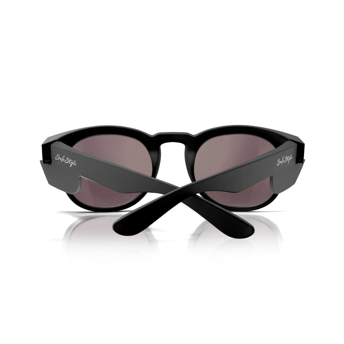 SafeStyle CRMBRP100 Cruisers Matte Black Frame Mirror Red Polarised Safety Glasses