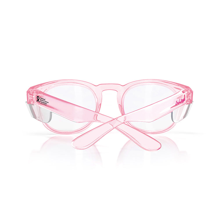 SafeStyle CRPC100 Cruisers Pink Frame Clear Safety Glasses
