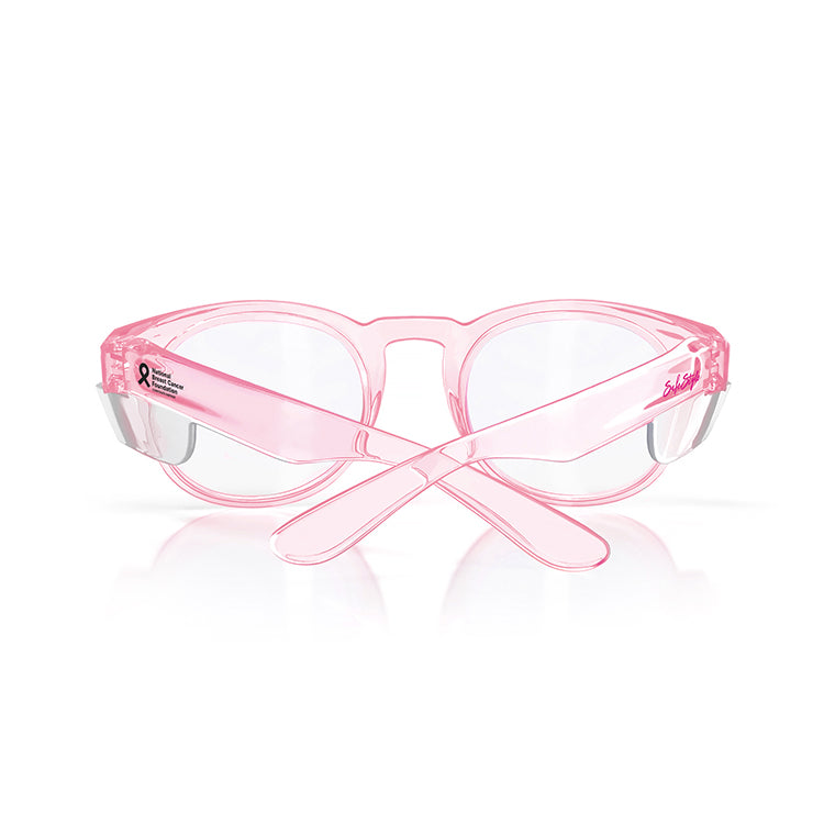 Safe Style CRPC100 Cruisers Pink Frame/Clear UV400 Safety Glasses