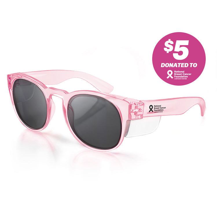 SafeStyle CRPP100 Cruisers Pink Frame Polarised Safety Glasses