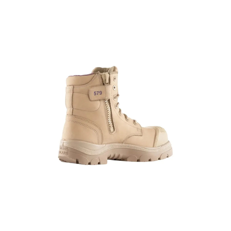 Steel Blue 518579 Ladies Argyle Zip Scuff Cap Composite Safety Boot