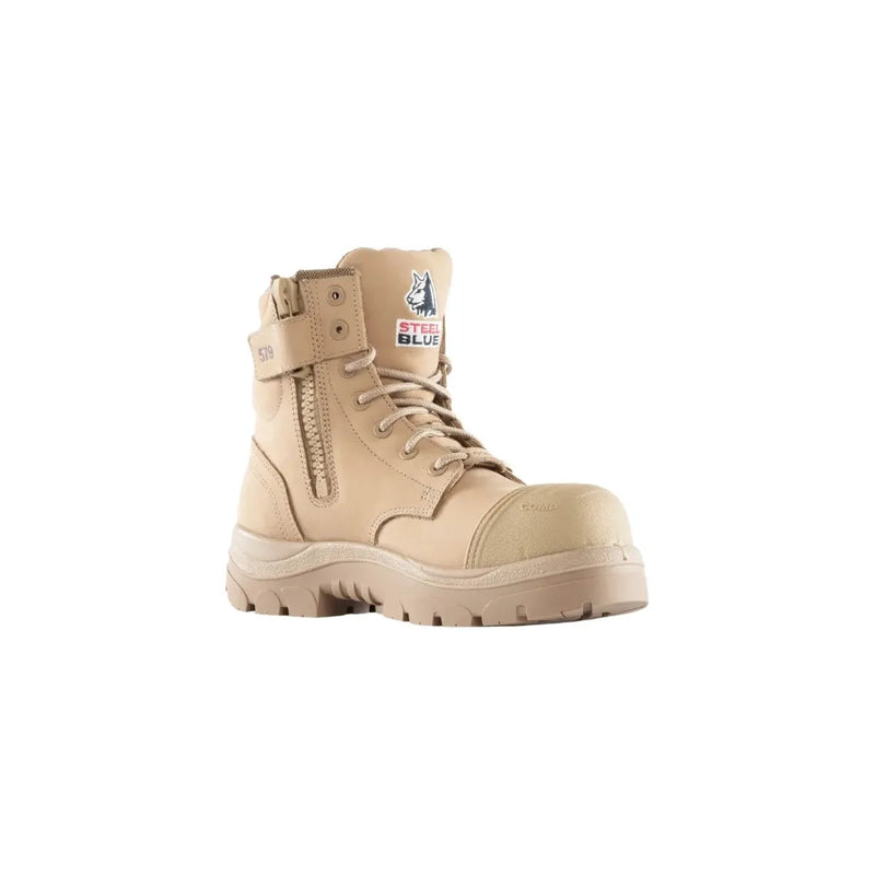 Steel Blue 518579 Ladies Argyle Zip Scuff Cap Composite Safety Boot