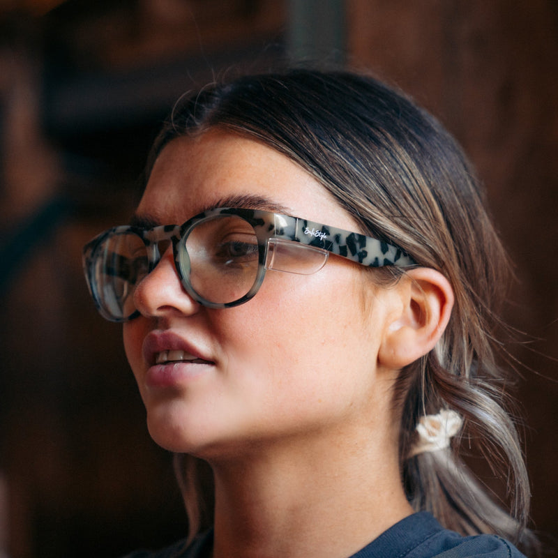 Safe Style CRMTC100 Cruisers Milky Torts Frame /Clear UV400 Safety Glasses