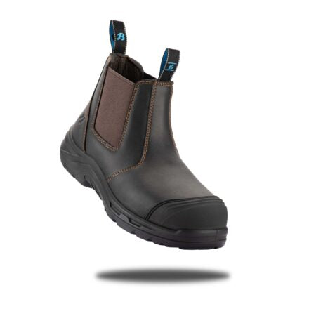 Bata 804-40514 Ultra Everest Claret Leather Slip On Safety Boot
