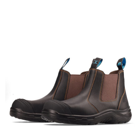 Bata 804-40514 Ultra Everest Claret Leather Slip On Safety Boot