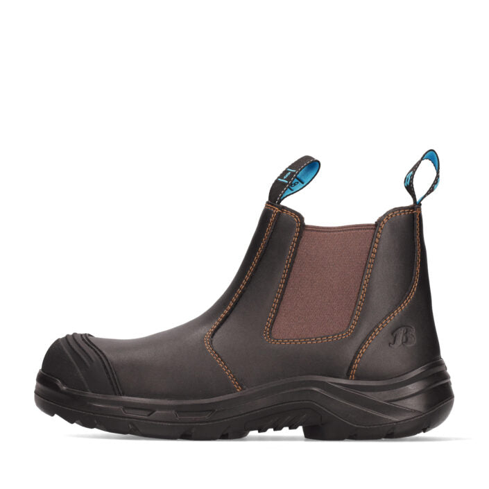 Bata 804-40514 Ultra Everest Claret Leather Slip On Safety Boot