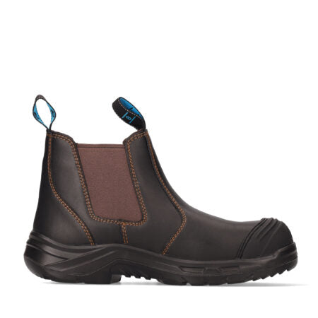 Bata 804-40514 Ultra Everest Claret Leather Slip On Safety Boot