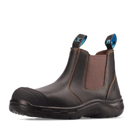 Bata 804-40514 Ultra Everest Claret Leather Slip On Safety Boot
