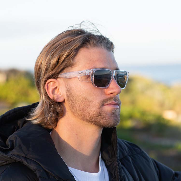 SafeStyle Fusions Safety Glasses - Clear Frame & Clear Lens, ANSI Z87.1+ Certified