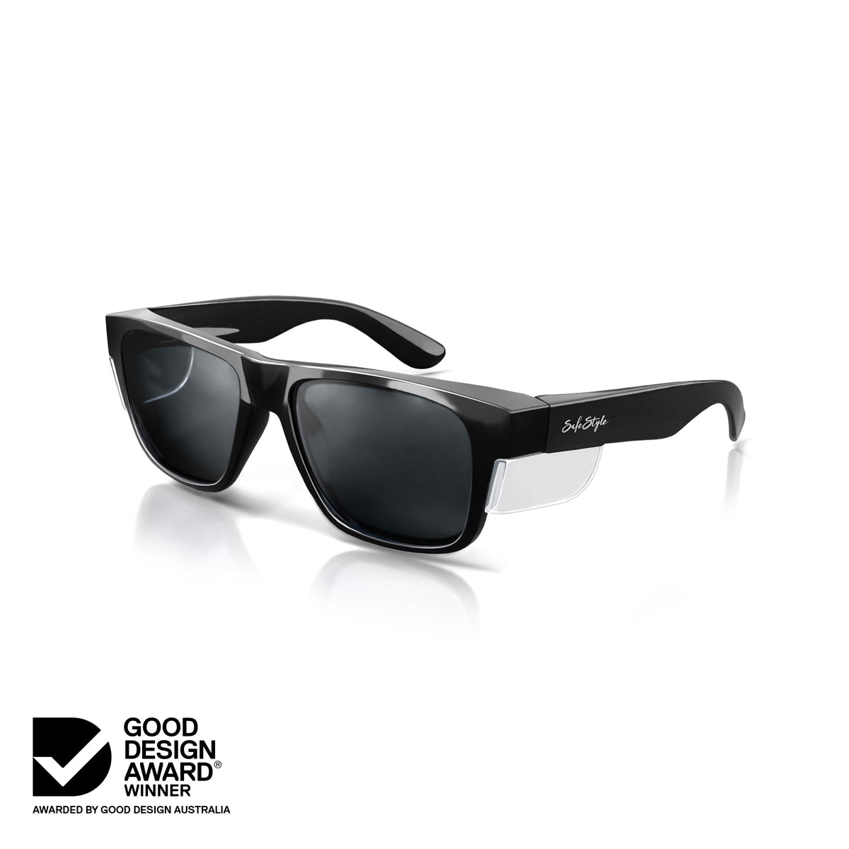 SafeStyle FBTK100 Fusions Kids Black Frame Tinted Safety Glasses