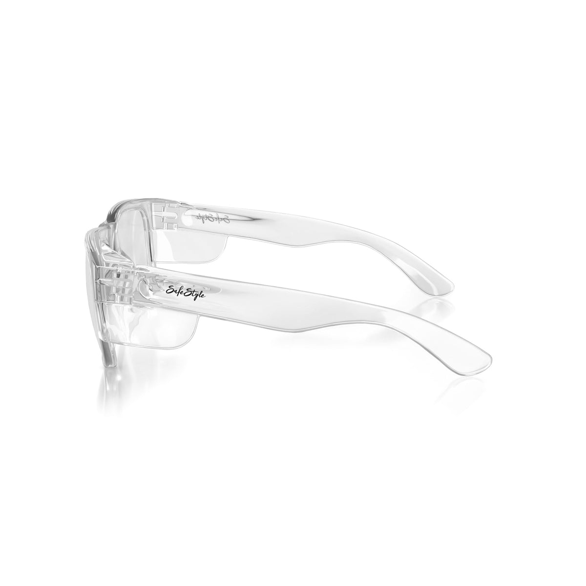 SafeStyle FCCK100 Fusions Kids Clear Frame Clear Safety Glasses