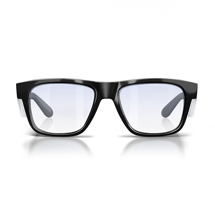 Safe Style FBB100 Fusions Black Frame/Blue Light Blocking UV400 Safety Glasses