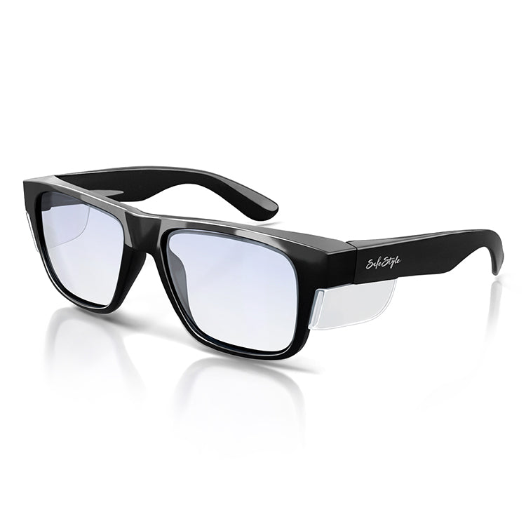 Safe Style FBB100 Fusions Black Frame/Blue Light Blocking UV400 Safety Glasses