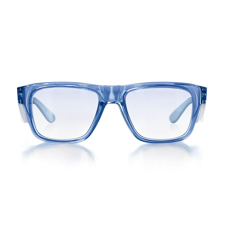 Safe Style FBLB100 Fusions Blue Frame /Blue Light Blocking UV400 Safety Glasses