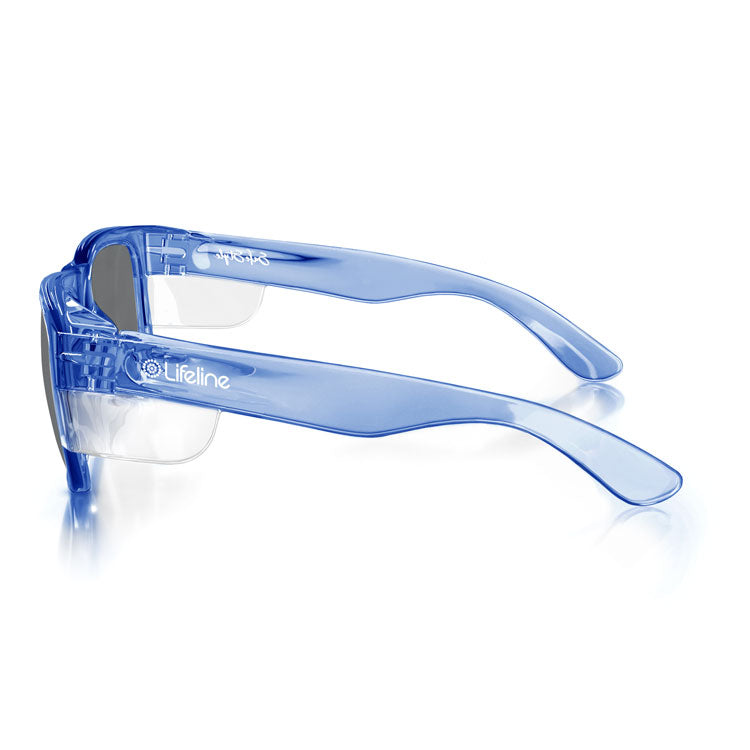 SafeStyle FBLT100 Fusions Blue Frame Tinted Safety Glasses