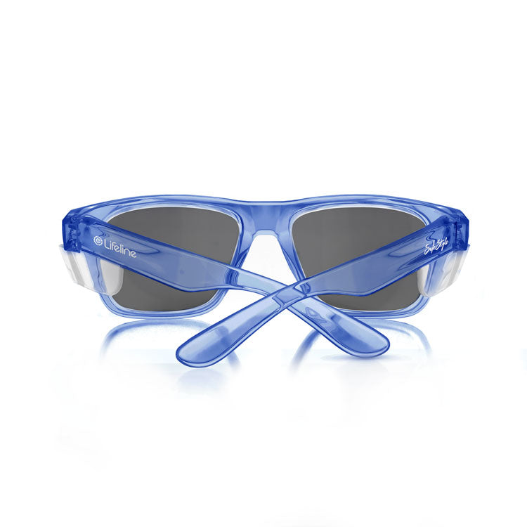 SafeStyle FBLT100 Fusions Blue Frame Tinted Safety Glasses