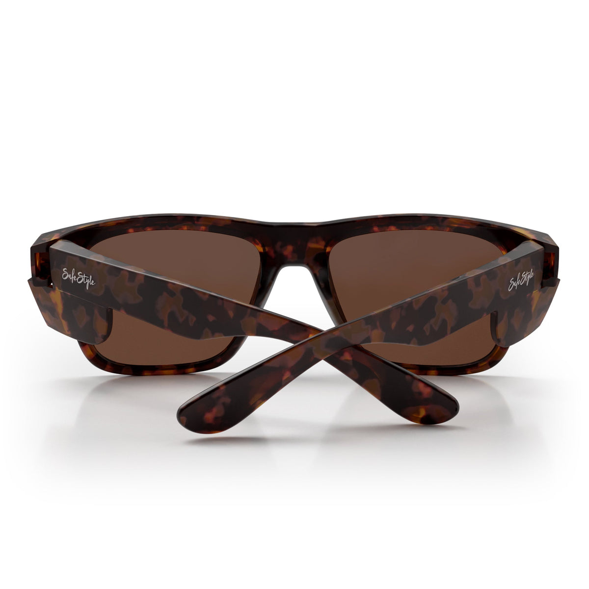 SafeStyle FMTBRP100 Fusions Matte Brown Tort Frame Brown Polarised Safety Glasses