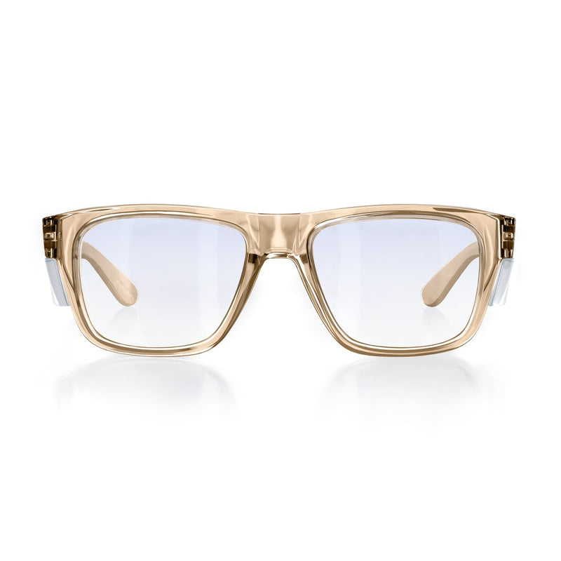 Safe Style FCHB100 Fusions Champagne Frame/Blue Light Blocking UV400 Safety Glasses