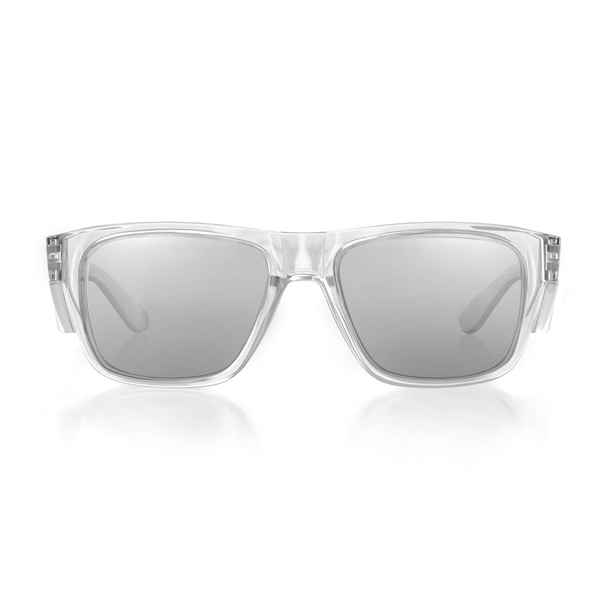 SafeStyle FCH100 Fusions Clear Frame Hybrids Photochromic Safety Glasses