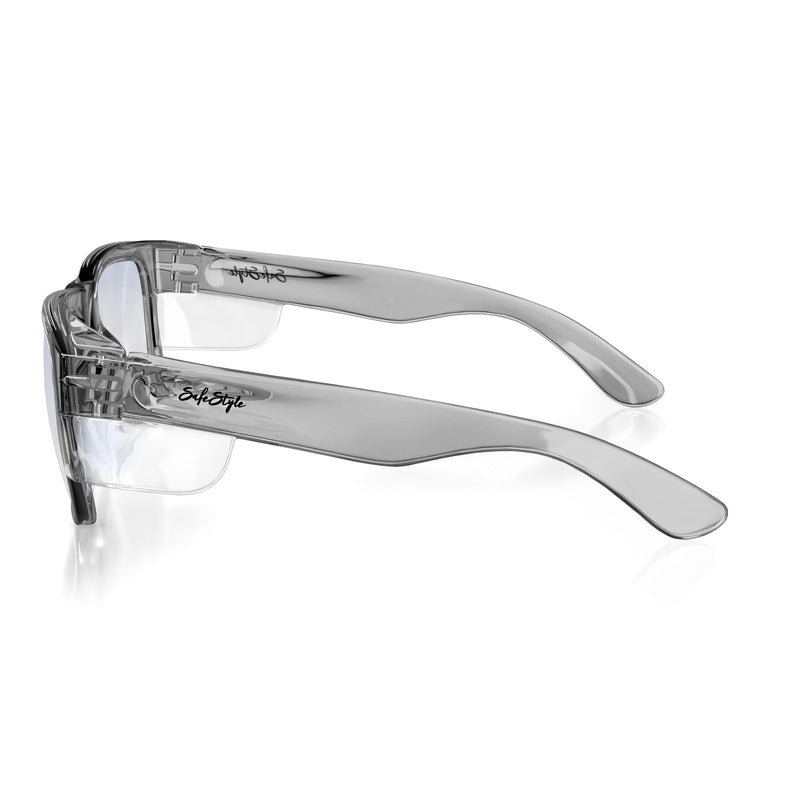 Safe Style FGB100 Fusions GraphiteFrame/ Blue Light Blocking UV400 Safety Glasses