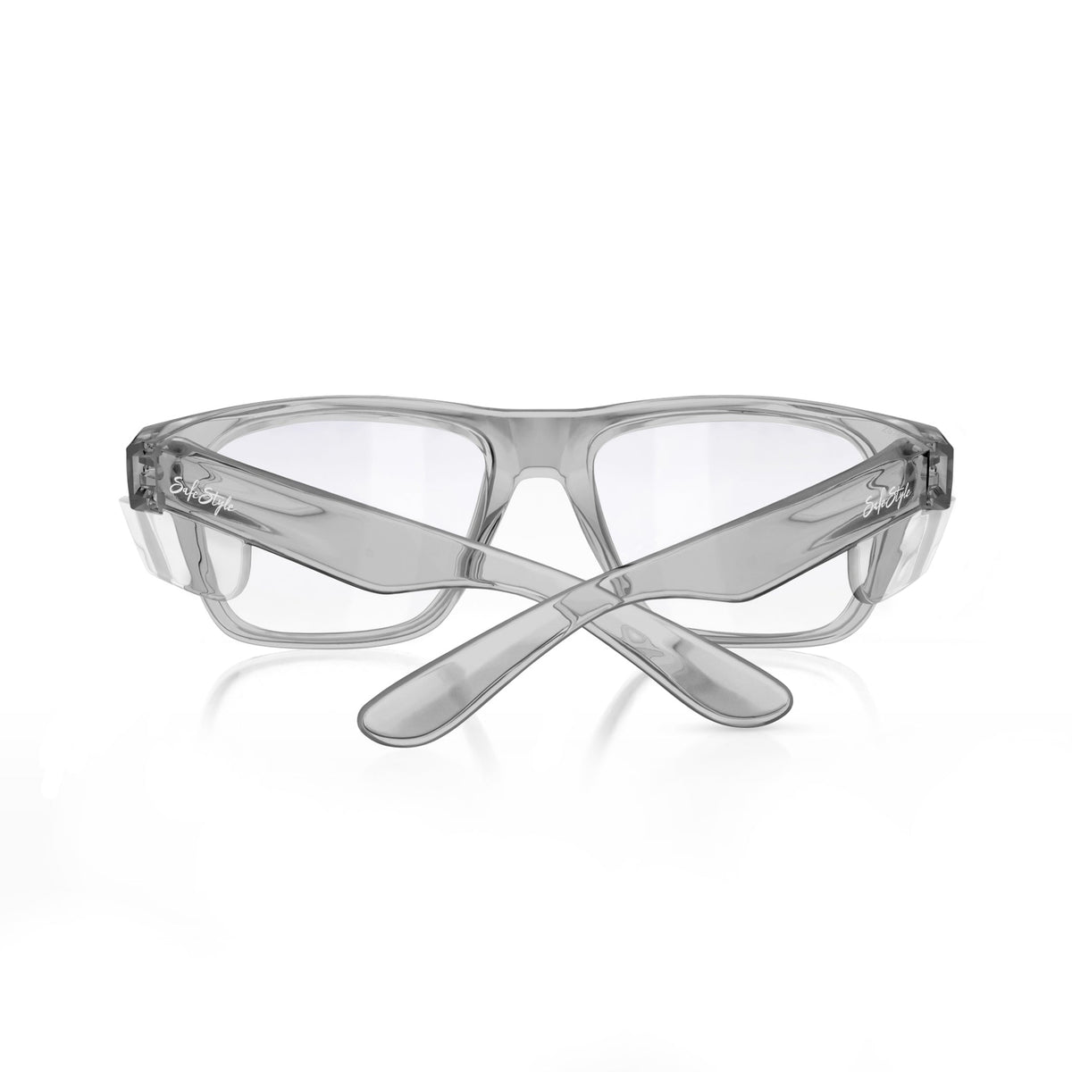 SafeStyle FGC100 Fusions Graphite Frame Clear Safety Glasses