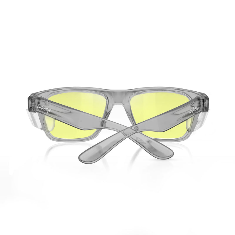 Safe Style FGY100 Fusions GraphiteFrame/ Yellow UV400 Safety Glasses