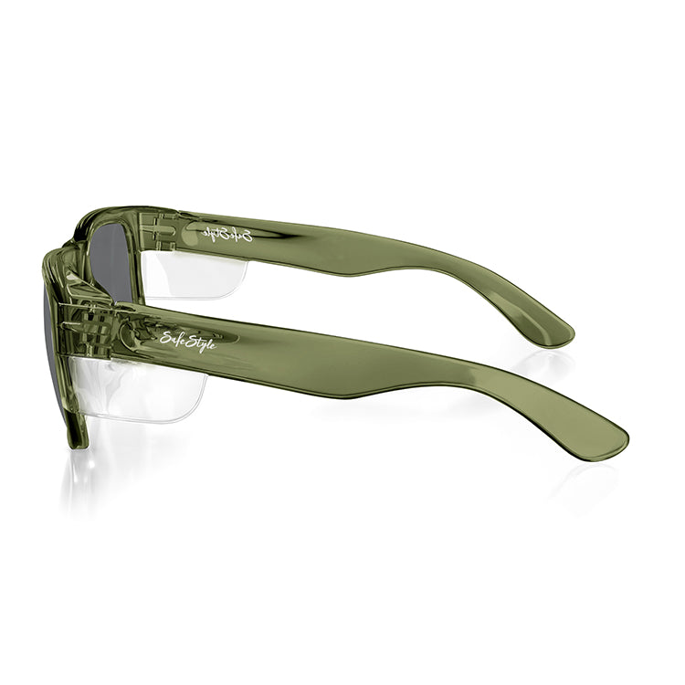 Safe Style FGRP100 Fusions Green Frame /Polarised UV400 Safety Glasses