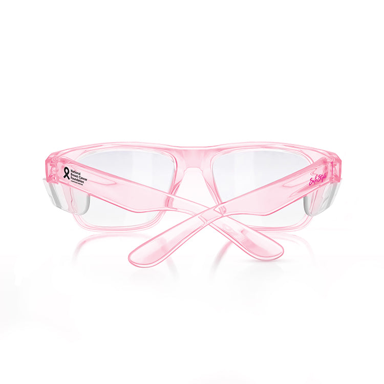 Safe Style FPC100 Fusions Pink Frame/Clear UV400 Safety Glasses
