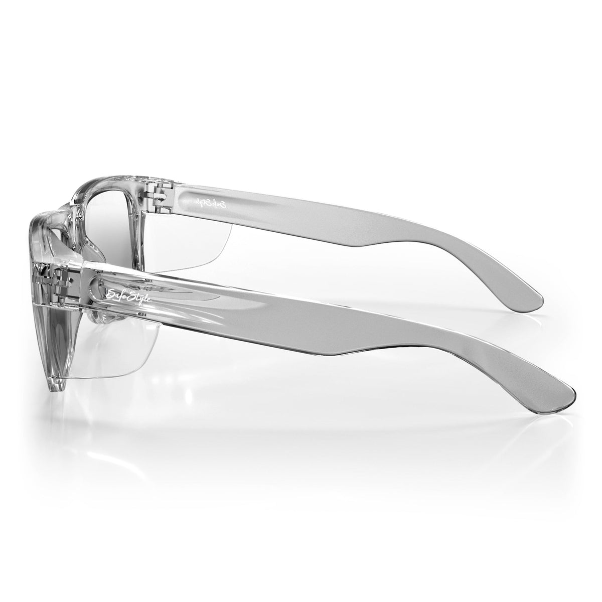 SafeStyle SFU071-040702 Fusions XL Graphite Frame Hybrids Photochromic Safety Glasses