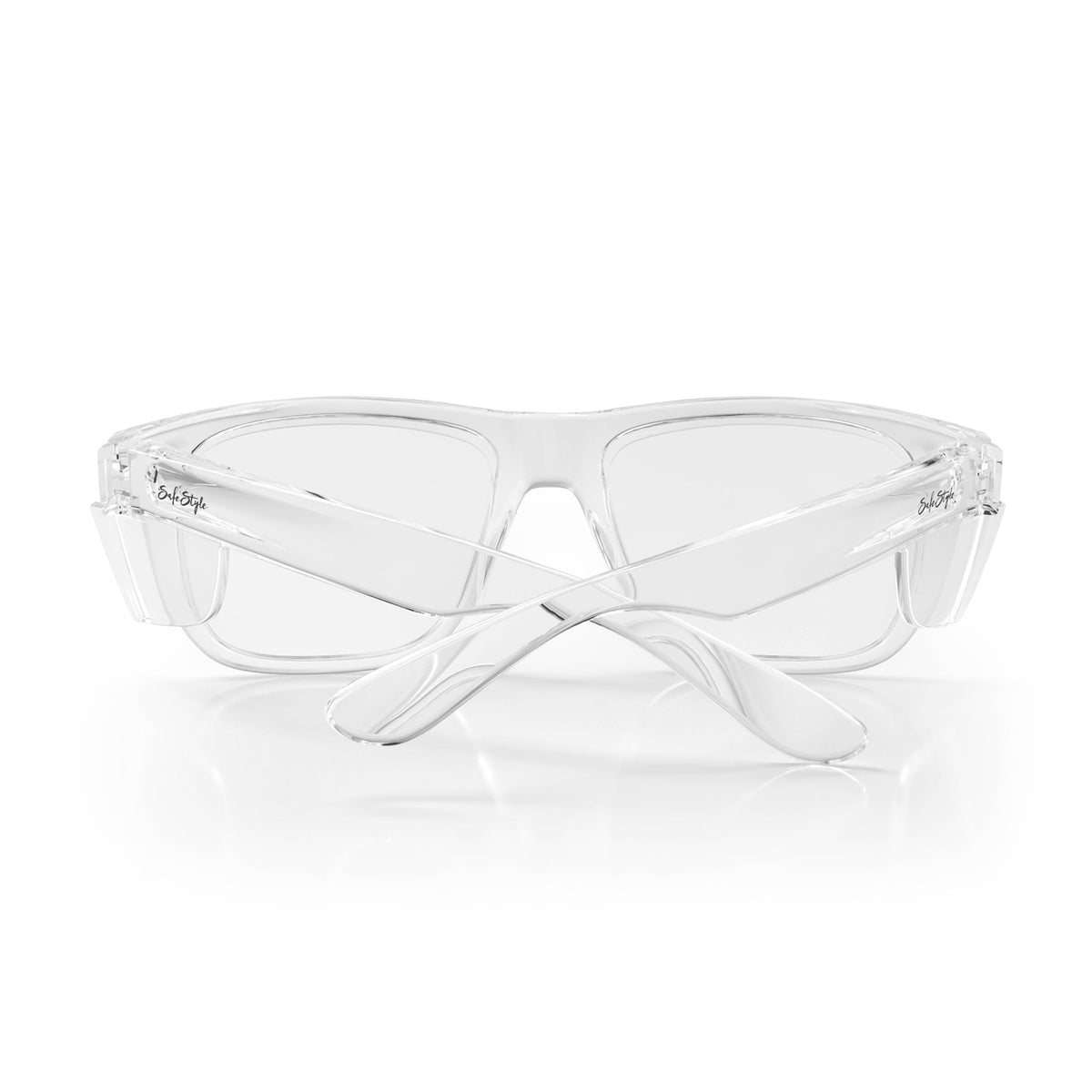 SafeStyle FCCXL100 Fusions XL Clear Frame Clear Safety Glasses