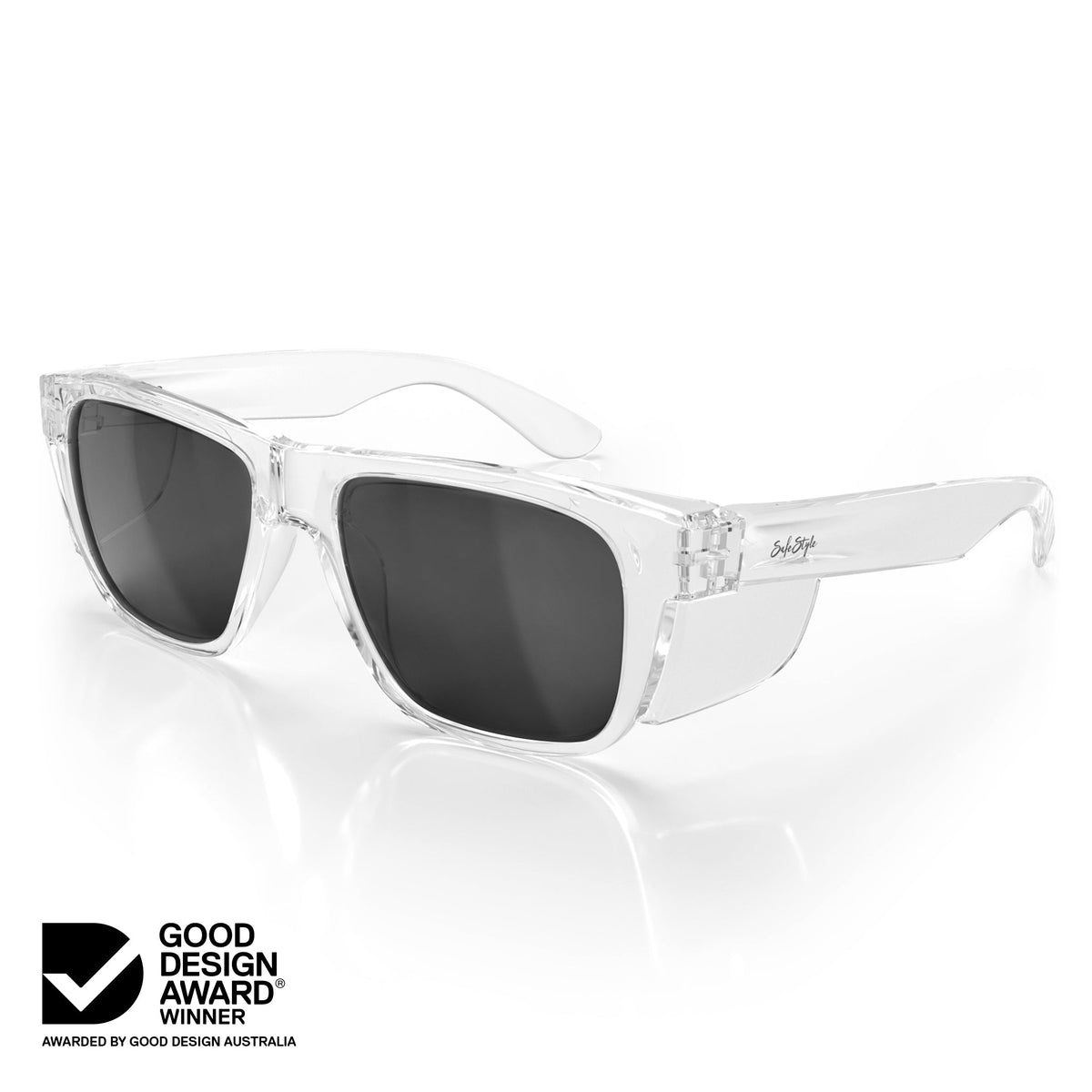 SafeStyle FCPXL100 Fusions XL Clear Frame Polarised Safety Glasses
