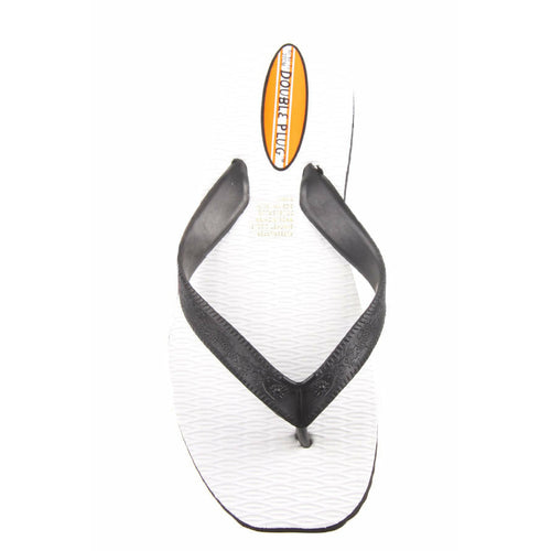 Double Plugger Thong with rubber upper and double plugger design for durability.