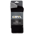 GRVL Bobcat Bamboo Heavy Duty Crew Socks 3 Pack with breathable fabric and arch support