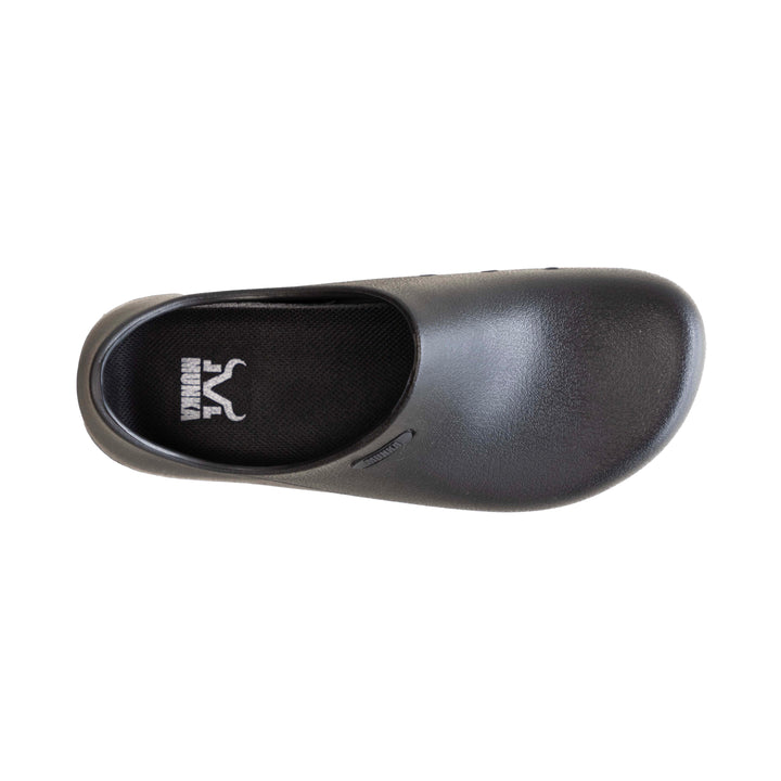 Munka MFM24220 Work Clog, black expanded EVA upper, slip-resistant outsole.
