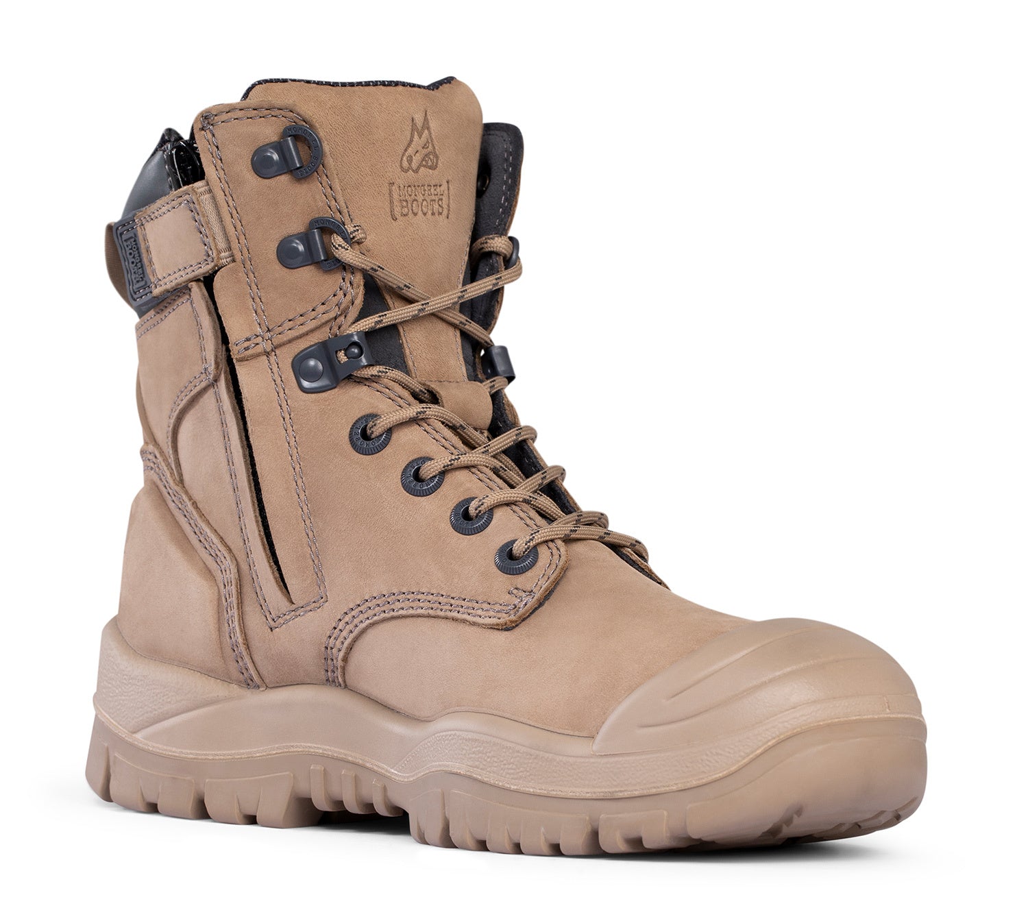 Mongrel 561060 L/U Zip Nitrile Scuff Cap Safety Boot